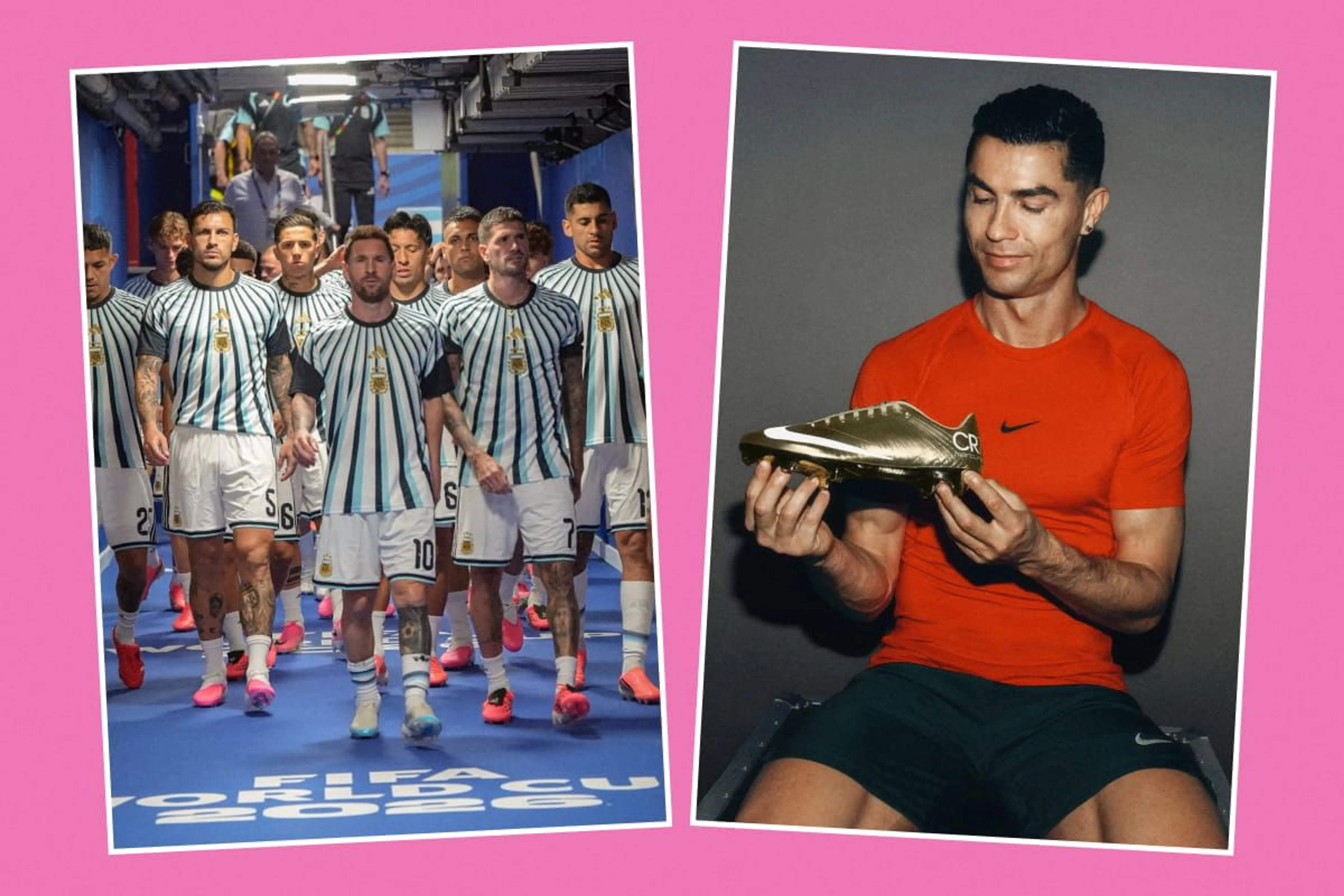 Коллаж: Instagram / leomessi, cristiano
