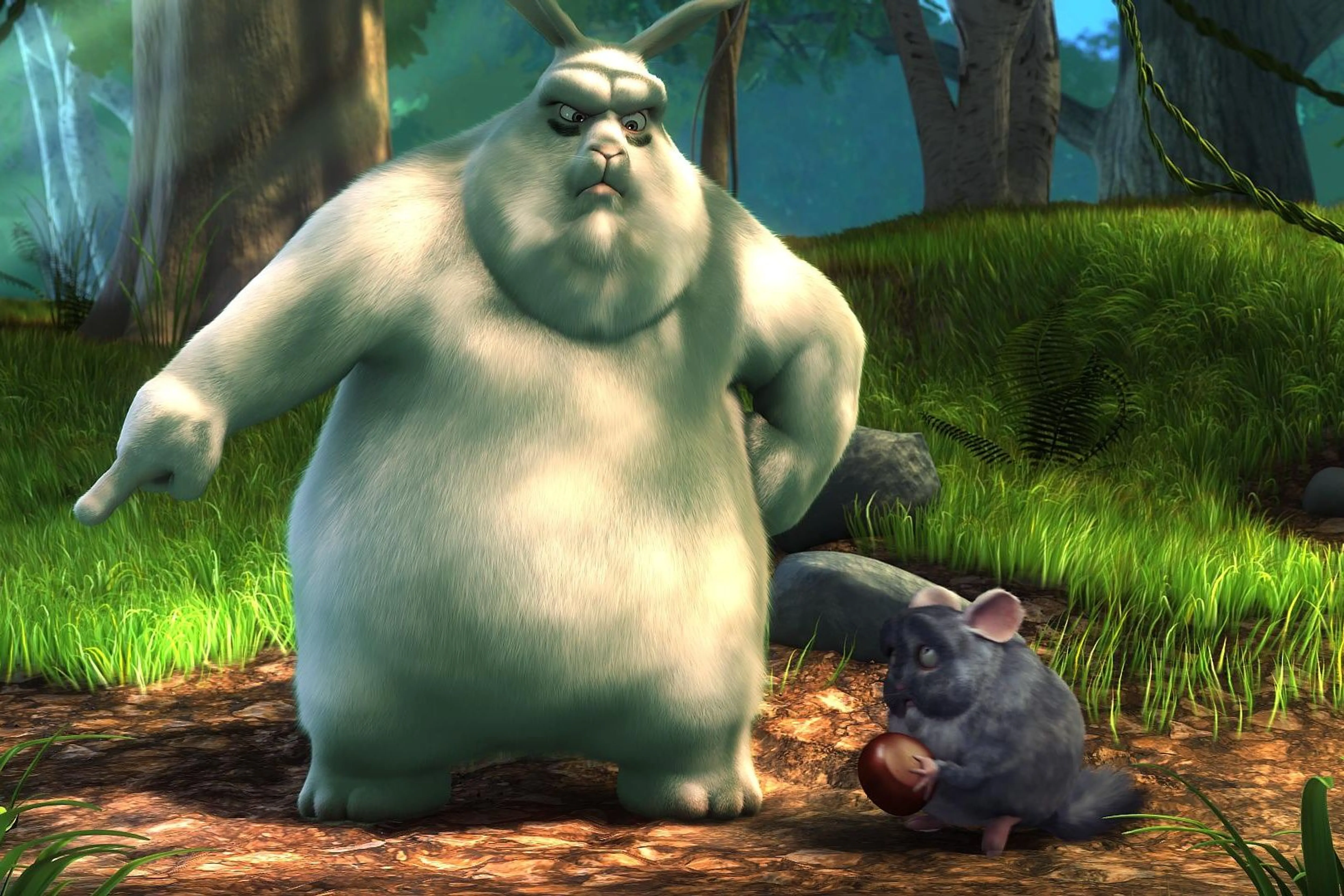 Кадр из фильма "Big Buck Bunny"
