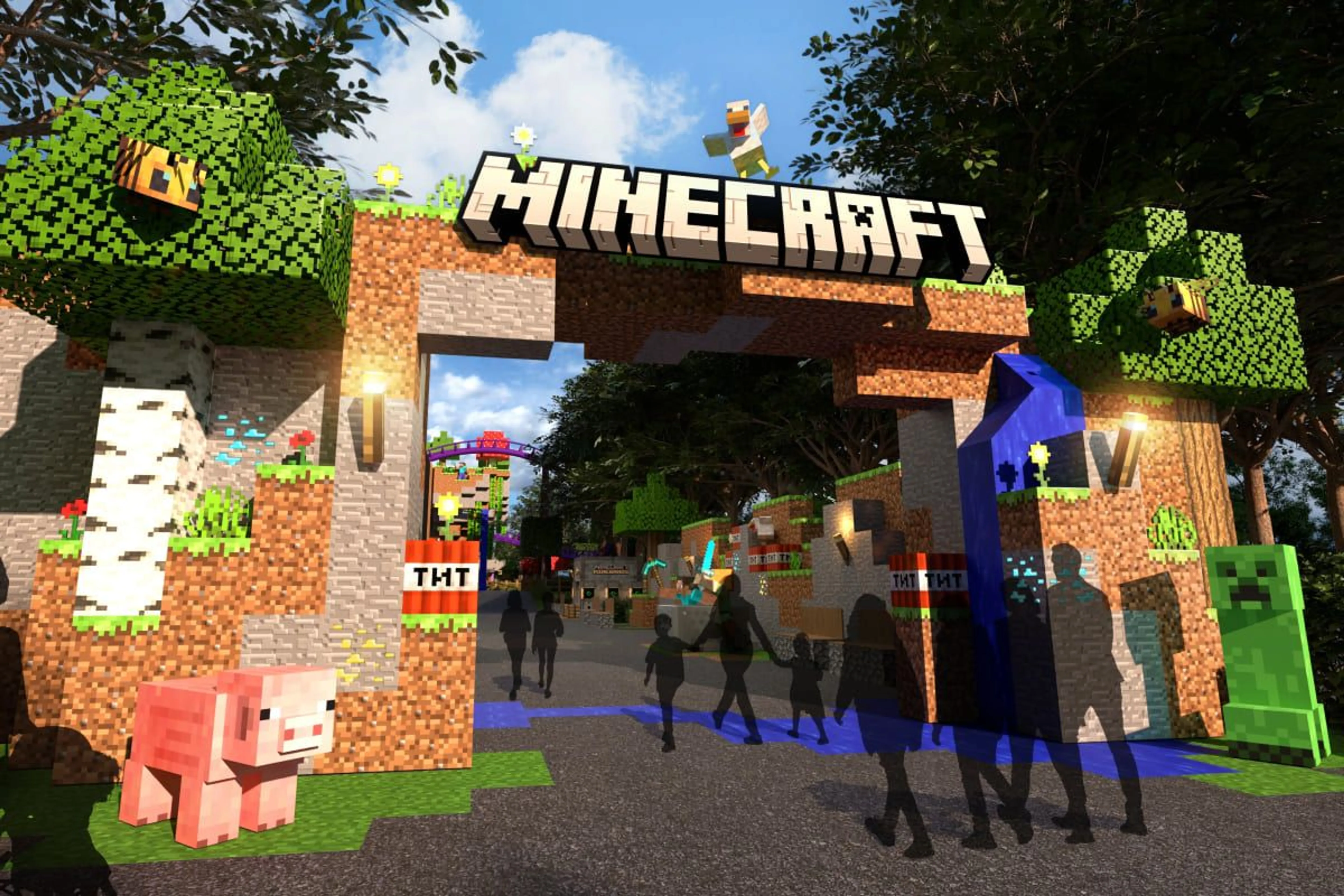 Minecraft выходит в реальный мир за $110 млн